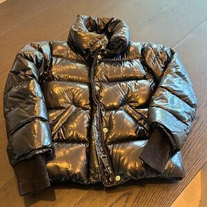 Girls Sam Black Puffer jacket